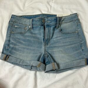 American Eagle Midi Jean shorts